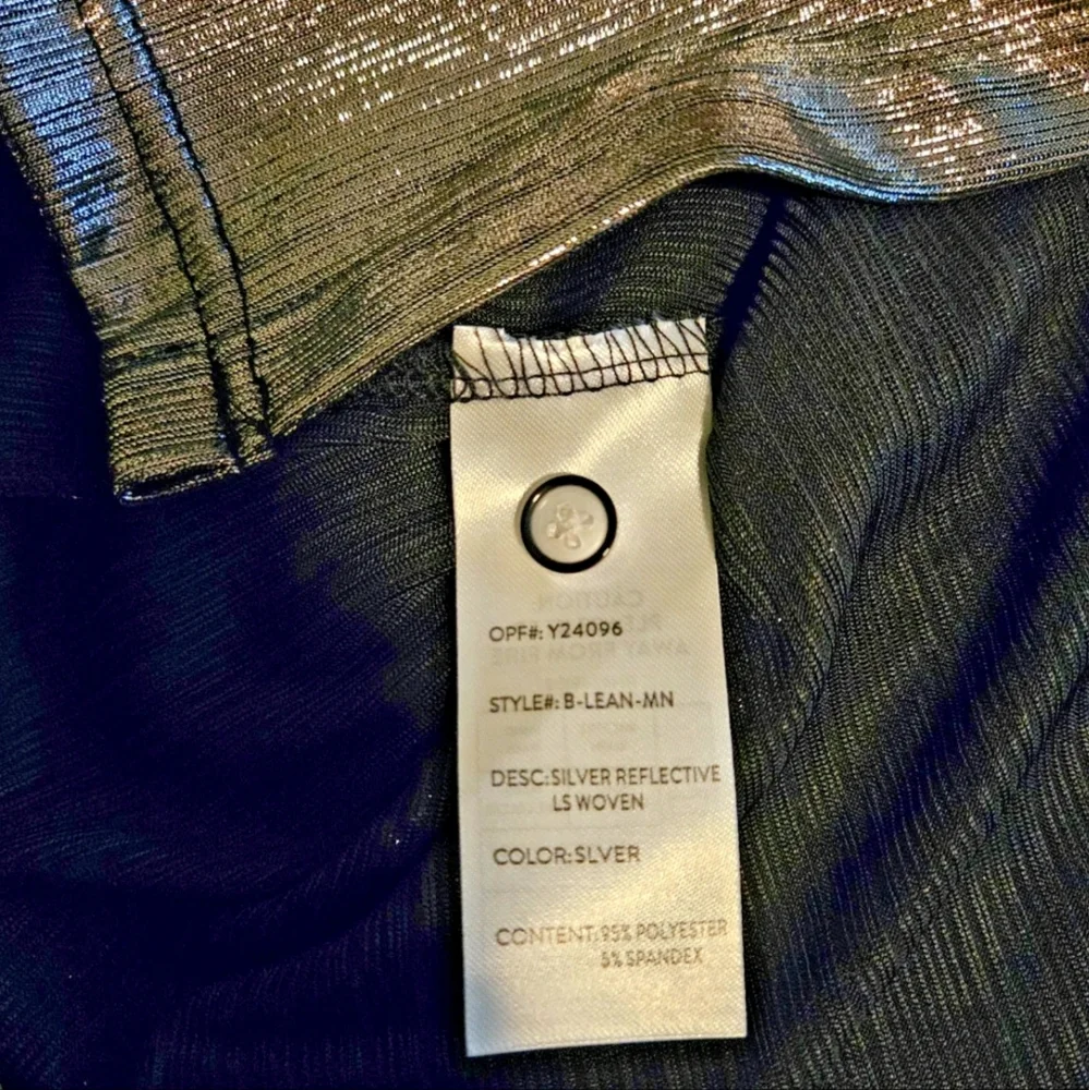 Shimmering Metallic Shirt- Size Small - Picture 6 of 16